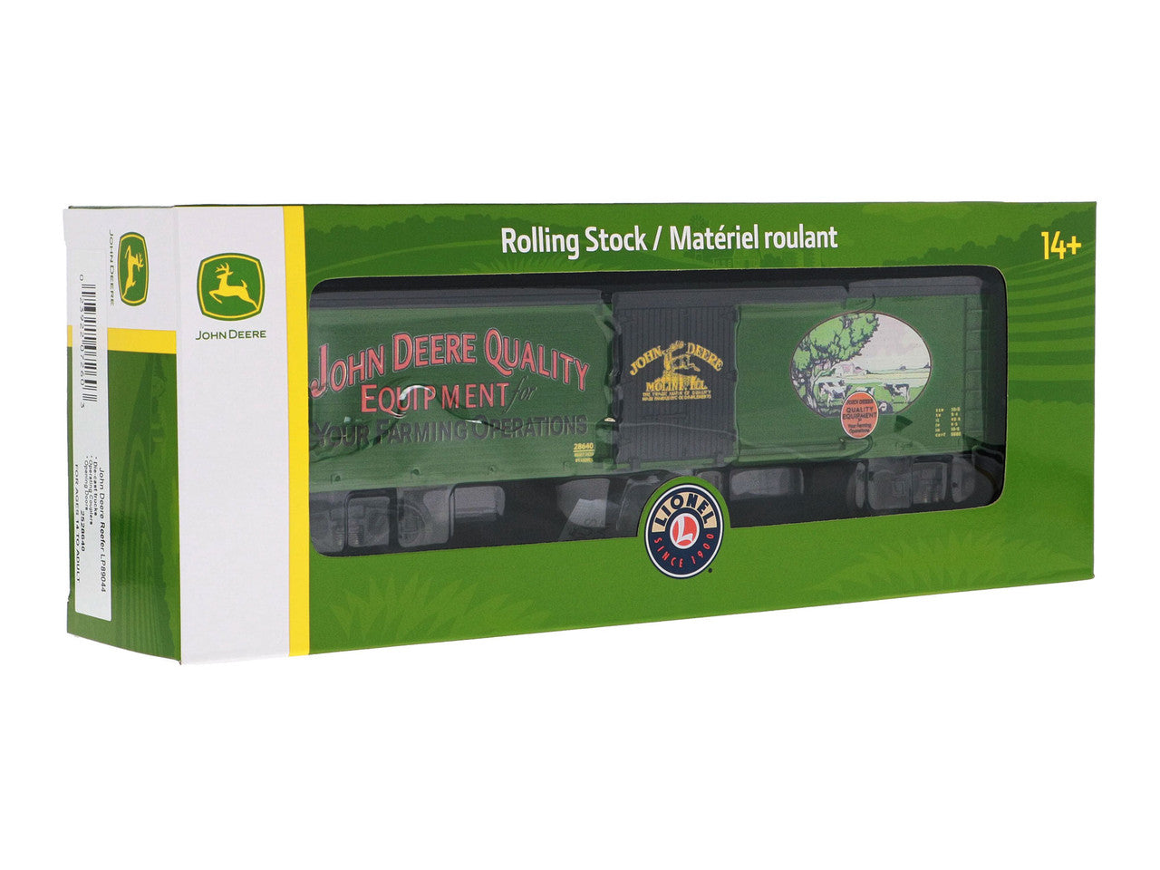 Lionel 2528640 O John Deere Quality Equipment Reefer
