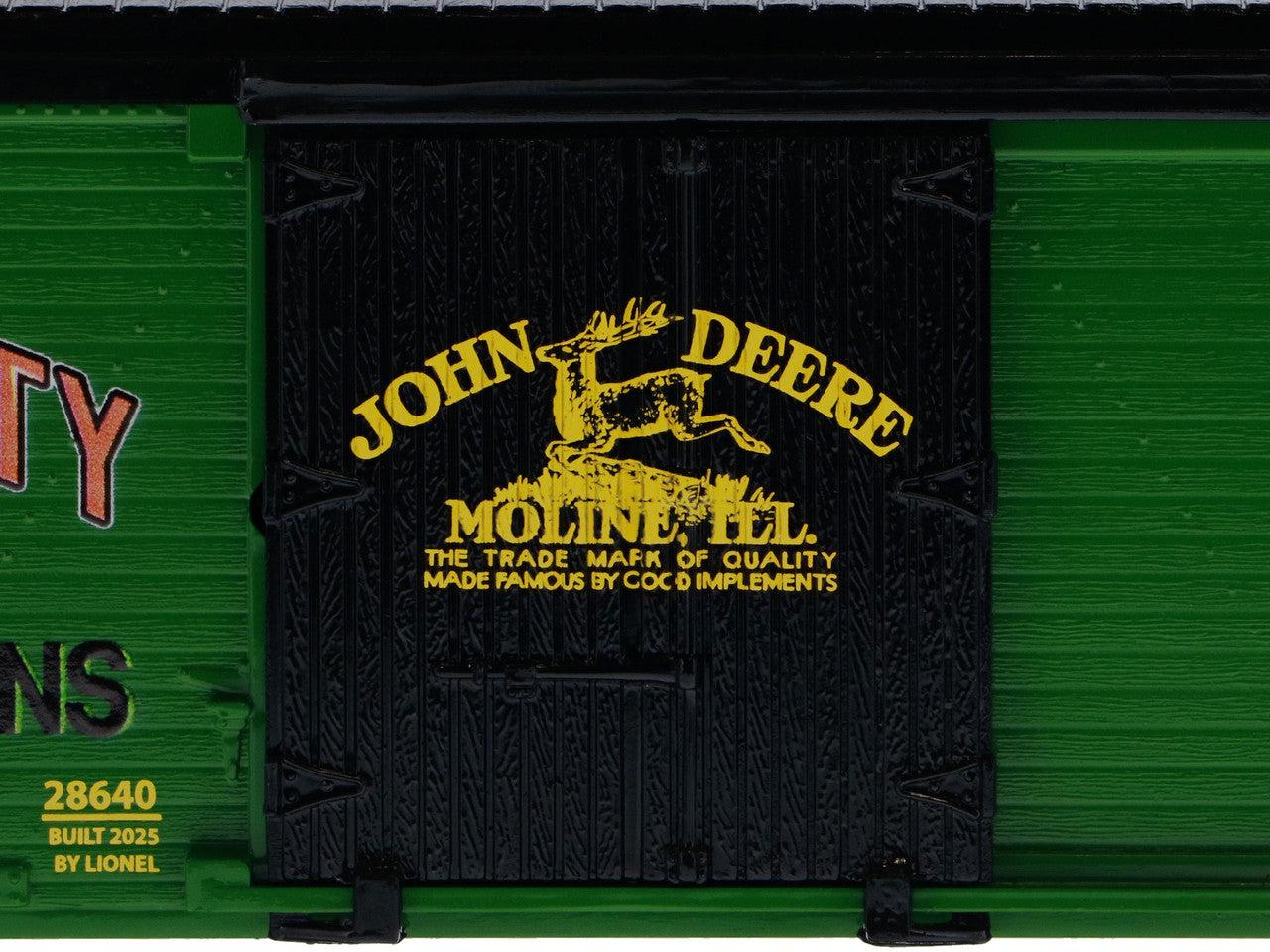 Lionel 2528640 O John Deere Quality Equipment Reefer
