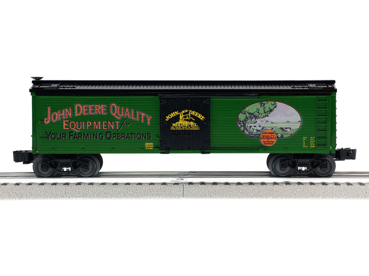 Lionel 2528640 O John Deere Quality Equipment Reefer
