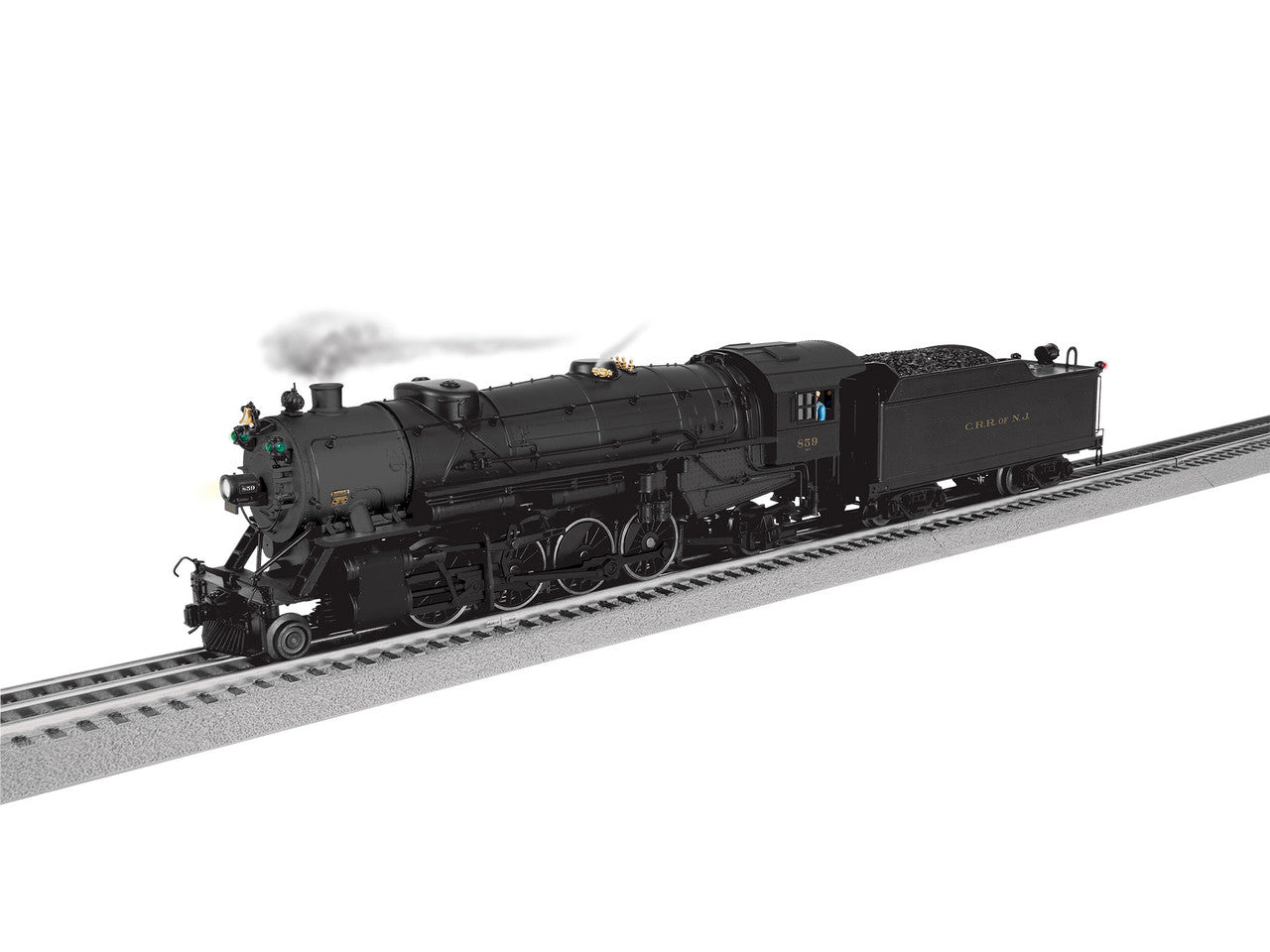 Lionel 2531070 O CNJ Legacy USRA Heavy Mikado Steam Locomotive #859