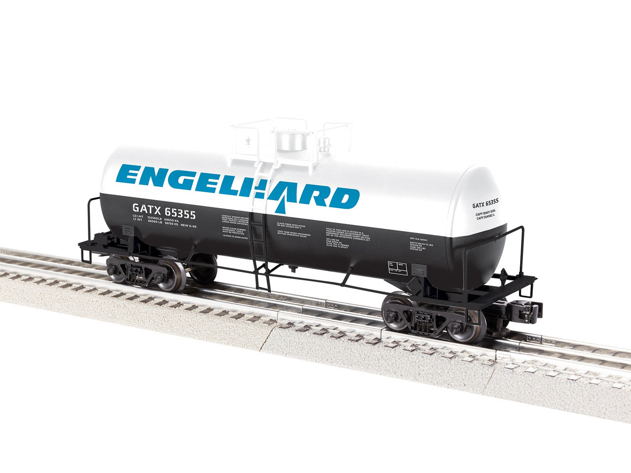 Lionel 2542371 O Engelhard 40' Tank Car #65355