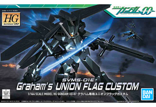 Bandai 2026451 1:144 HG 00 SVMS-01E Graham's Union Flag Gundam Plastic Kit