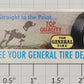 American Flyer ST-TIRENV All-Aboard "General Tire" Panel Sticker Decal