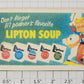 American Flyer PLVLIPTONNV Small "Lipton Soup" Billboard Insert