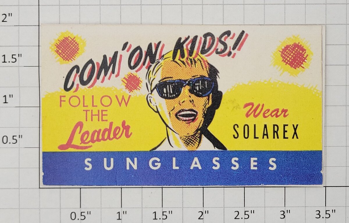 American Flyer INS-SUNNV Small Solarex Sunglasses Billboard Insert