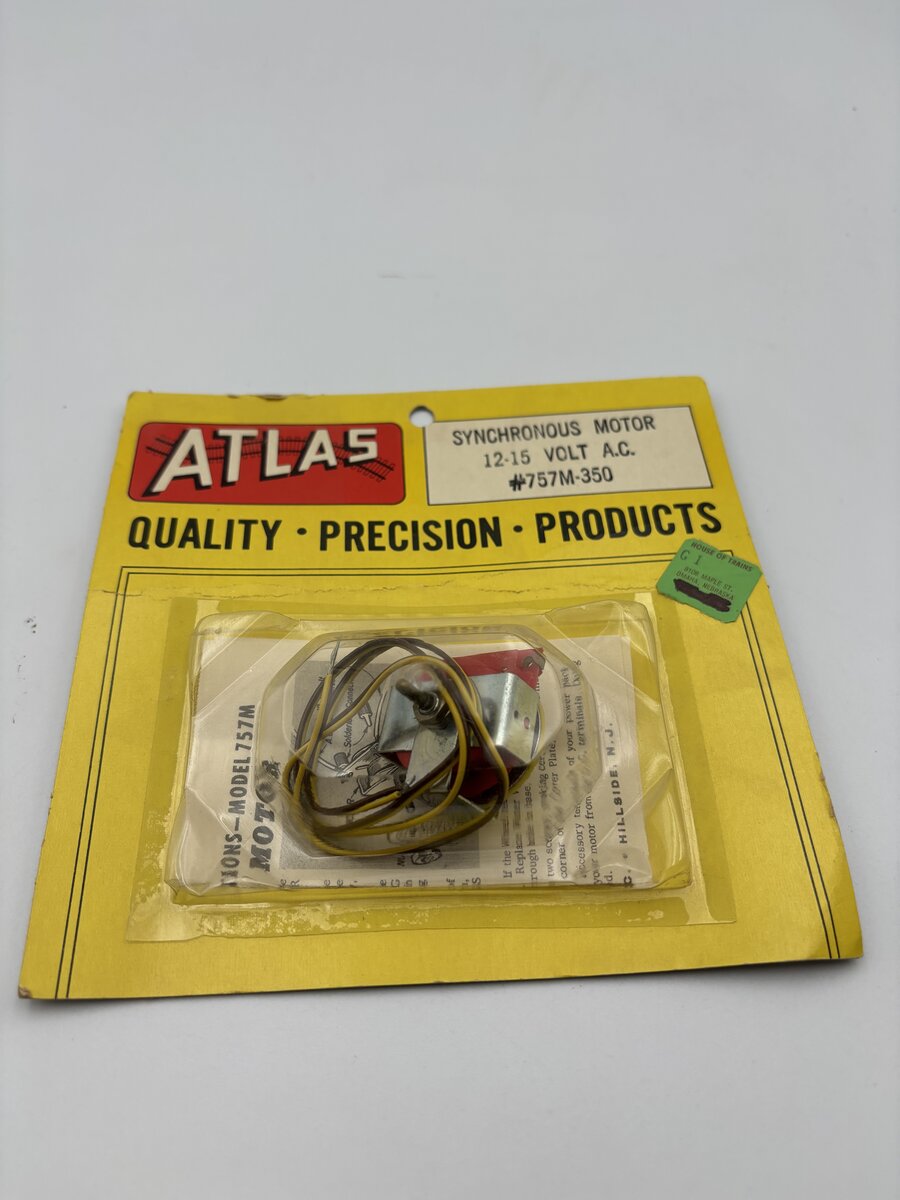 Atlas 757M-350 HO Synchronous Motor 12-15 Volt A.C.