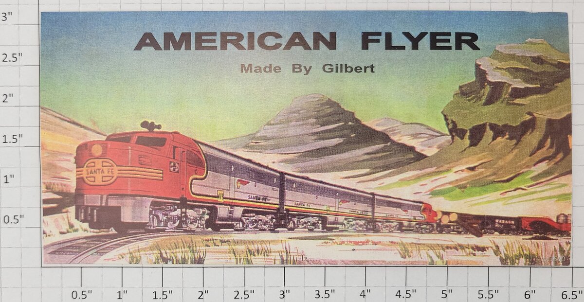 American Flyer PA13C410 Alco Desert Billboard Insert