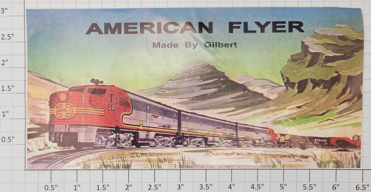 American Flyer PA13C410 Alco Desert Billboard Sticker Decal