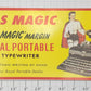 American Flyer M-2813A "It's Magic! Typewriter" Billboard Sticker Decal