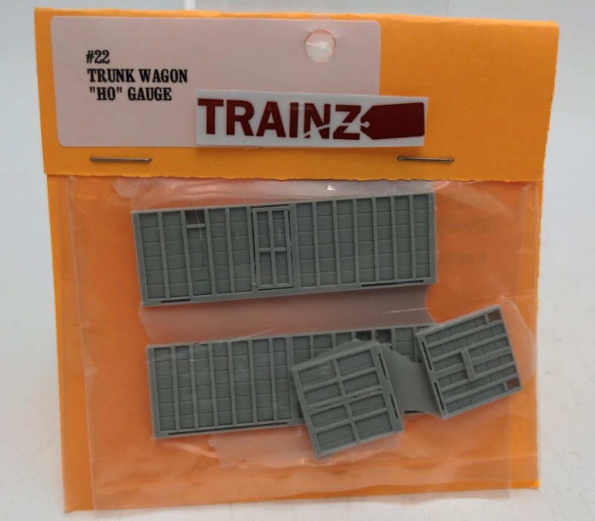 Acme 22 HO Scale By The Tinplate Shop Gray Plastic Trunk Wagon Kit