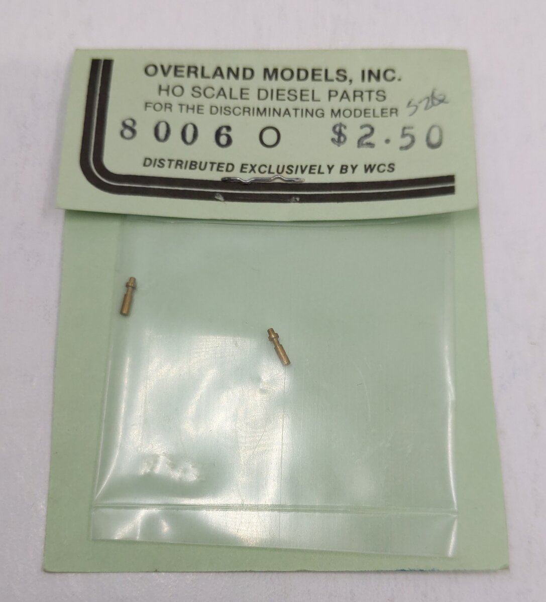 Overland 8006 HO Scale Diesel Parts for The Discriminating Modeler