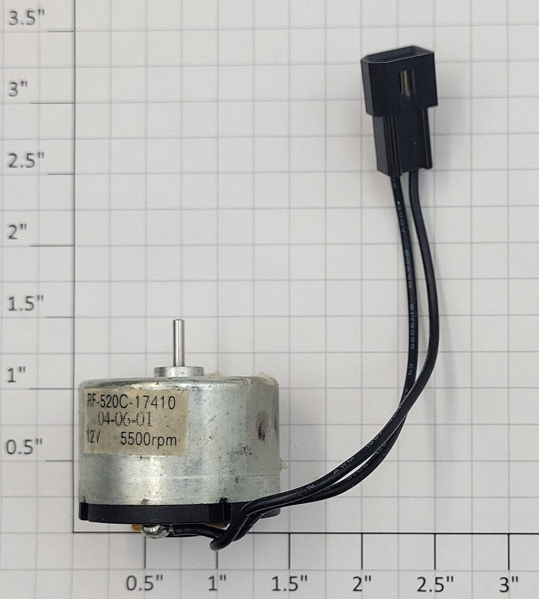 Mabuchi RF-520C-17410 12-Volt DC Can Motor