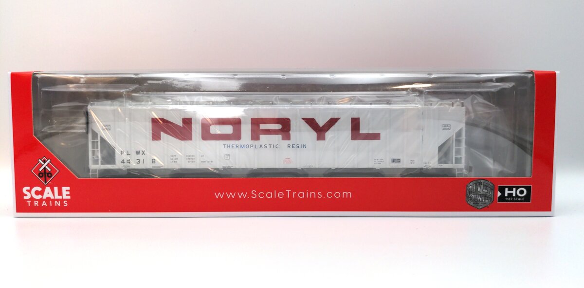 Scale Trains SXT39441 HO Pullman-Standard 5820 Noryl Covered Hopper PLWX #44318