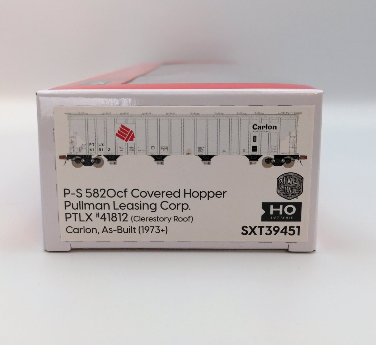 Scale Trains SXT39451 HO P-S 5820 Covered Hopper Carlon PTLX #41812