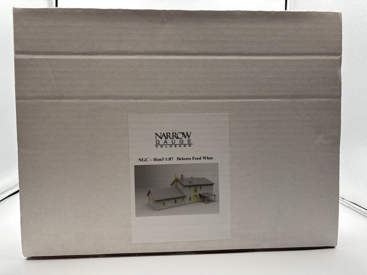 Narrow Gauge Colorado HO Delores Feed Whse 1:87 Build Kit