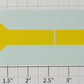 American Flyer WS-ARROW Yellow Water Tower Arrow Water Soluble Decal
