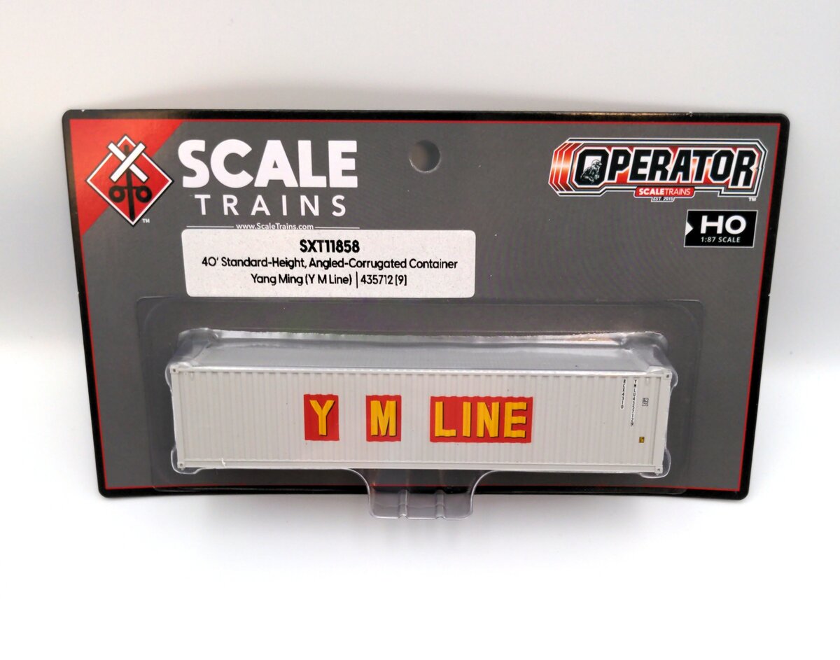 Scale Trains SXT11858 HO CIMC 40' Modern Angled-Corrugated Container #435712[9]