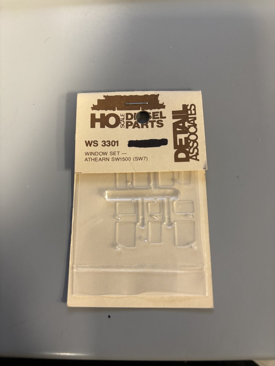 Detail Associates WS-3301 HO Window Set