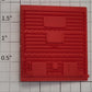 Lionel 9248-15 Red Multi-Panel Boxcar Door without Guides