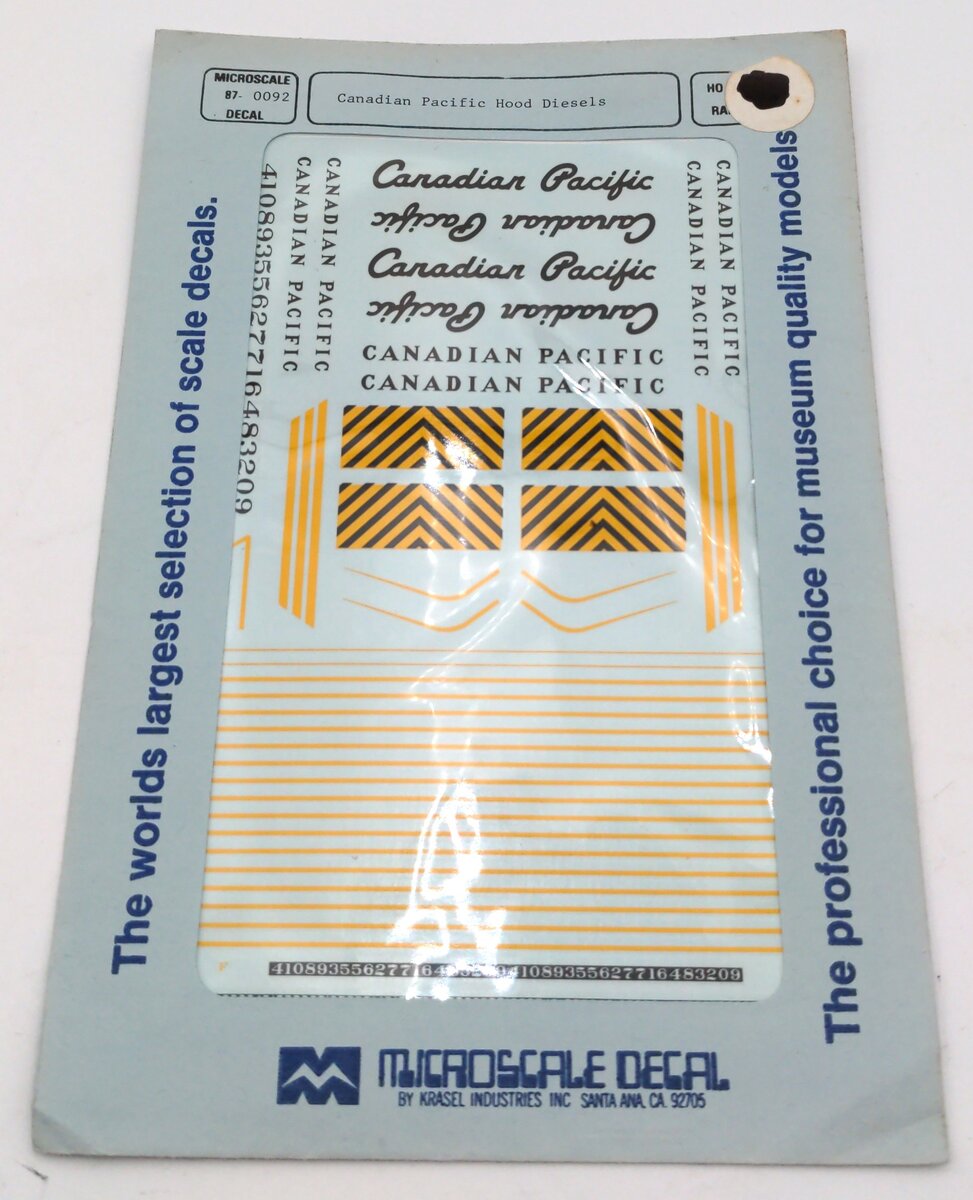 Microscale 87-0092 Canadian Pacific Hood Diesels