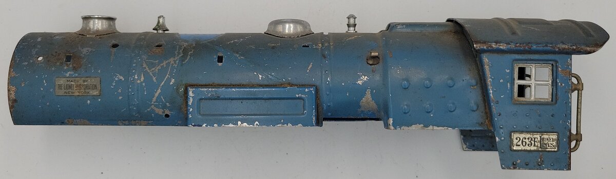 Lionel 263E-17 Prewar 0 Gauge Original Boiler Shell
