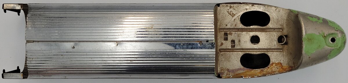 Lionel #618X O Gauge Flying Yankee Chrome Observation Car Shell