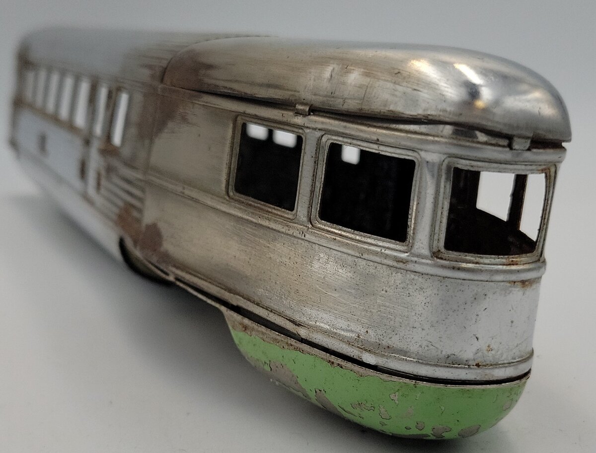 Lionel #618X O Gauge Flying Yankee Chrome Observation Car Shell