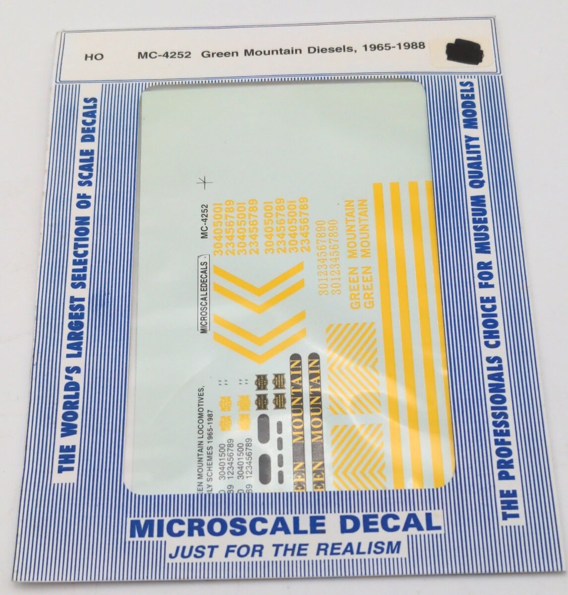 Microscale MC-4252 Green Mountain Diesels 1965-1988