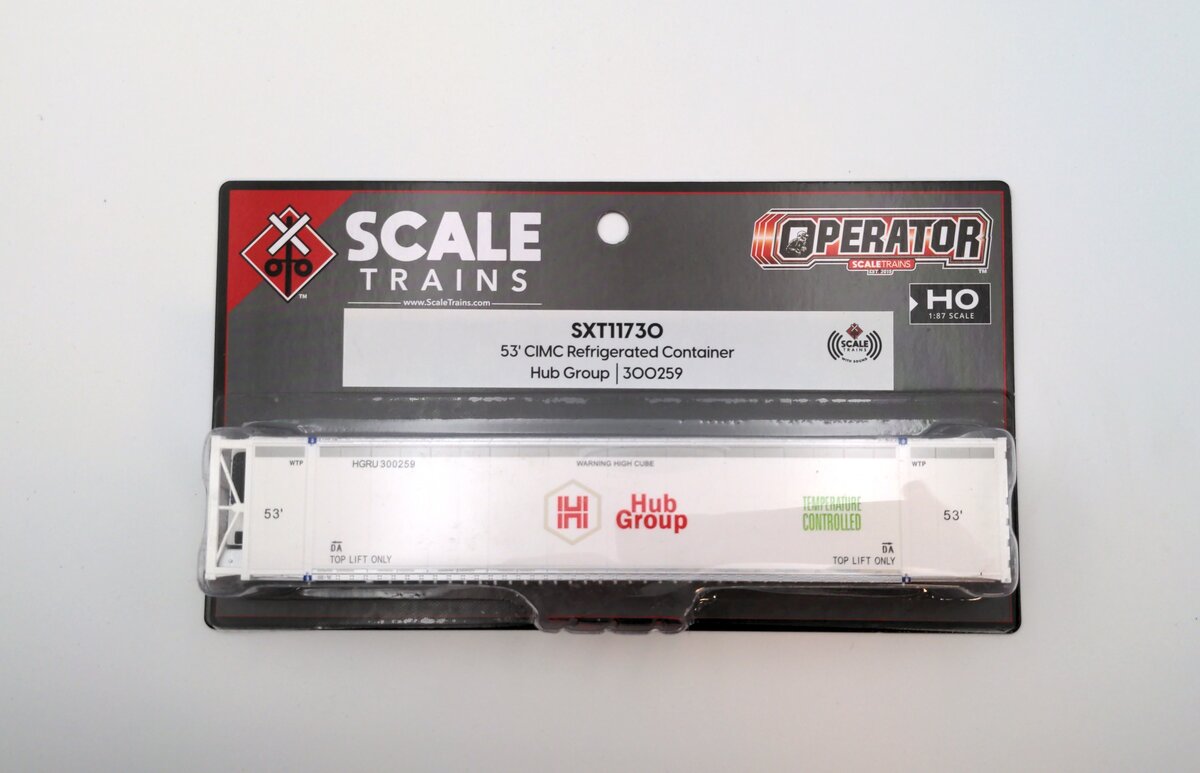 Scale Trains SXT11730 HO CIMC 53' Reefer Container Hub Group #300259