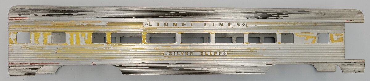 Lionel 2534-12 Silver Bluff Aluminum Passenger Car Shell