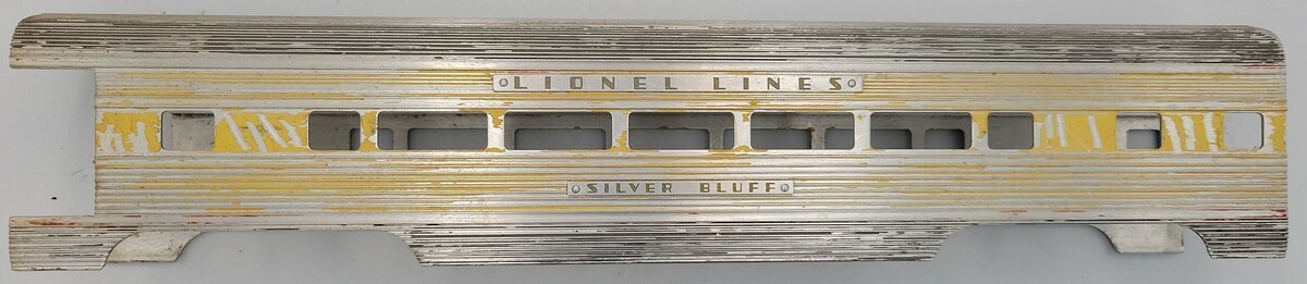 Lionel 2534-12 Silver Bluff Aluminum Passenger Car Shell
