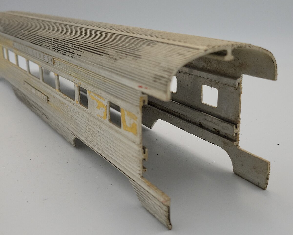 Lionel 2534-12 Silver Bluff Aluminum Passenger Car Shell
