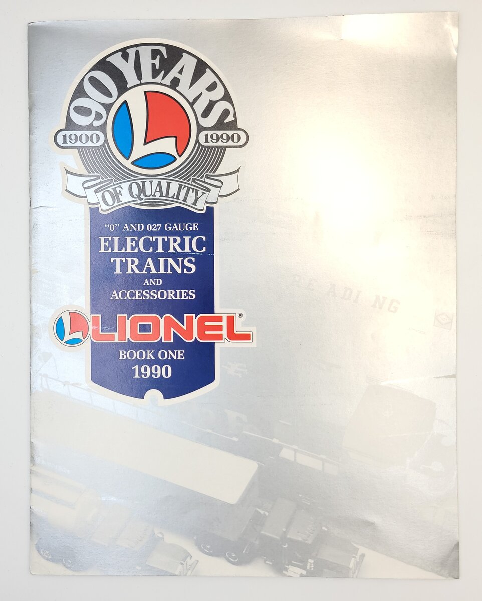 Lionel 1990-A O Gauge Electric Trains and Accessories Catalog Book 1