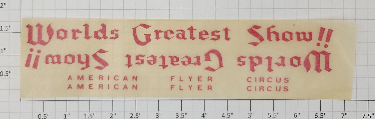 American Flyer TRS0771-1 Red 