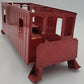 Lionel 117-2 Red Tinplate Caboose Body Shell #4351