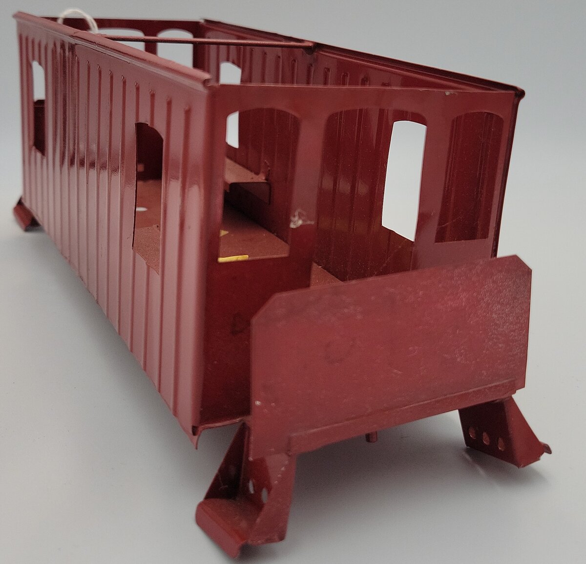 Lionel 117-2 Red Tinplate Caboose Body Shell #4351