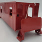 Lionel 117-2 Red Tinplate Caboose Body Shell #4351