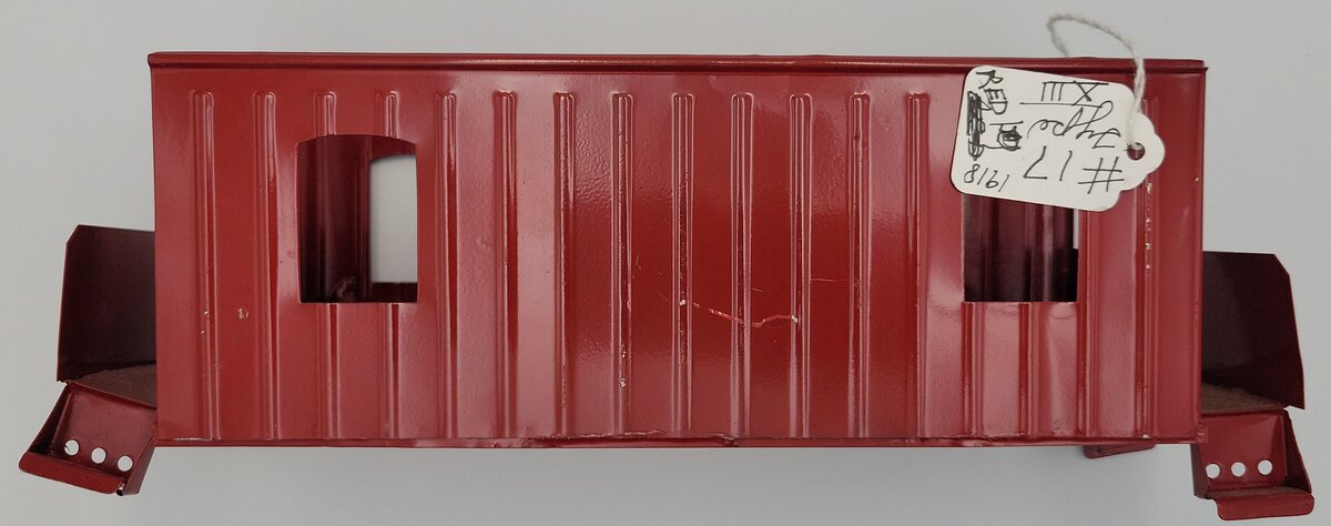 Lionel 117-2 Red Tinplate Caboose Body Shell #4351