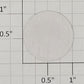 Noma 450-13 Noma Tinplate Station Clock with Adhesive