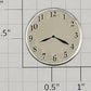 Noma 450-13 Noma Tinplate Station Clock with Adhesive