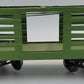 Lionel 113-1 Pea Green Cattle Stock Car Frame with Trucks - Incomplete