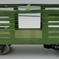 Lionel 113-1 Pea Green Cattle Stock Car Frame with Trucks - Incomplete