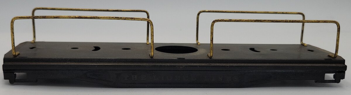 Lionel 820-5X Prewar O Gauge Dual Searchlight Car Frame with Brass Handrails