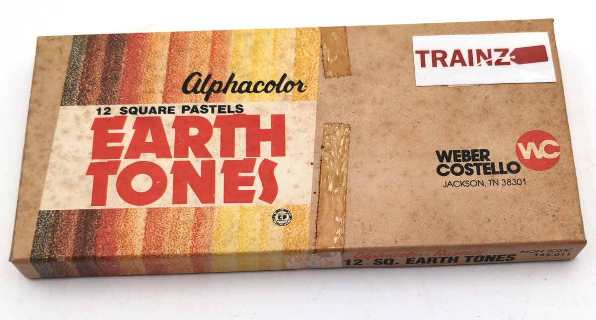 Weber 1458-011 Alphacolor 12  Square Pastels Earth Tones