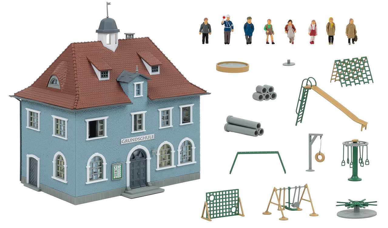 Faller 190087 HO Back to School Promotional-Set Building Kit