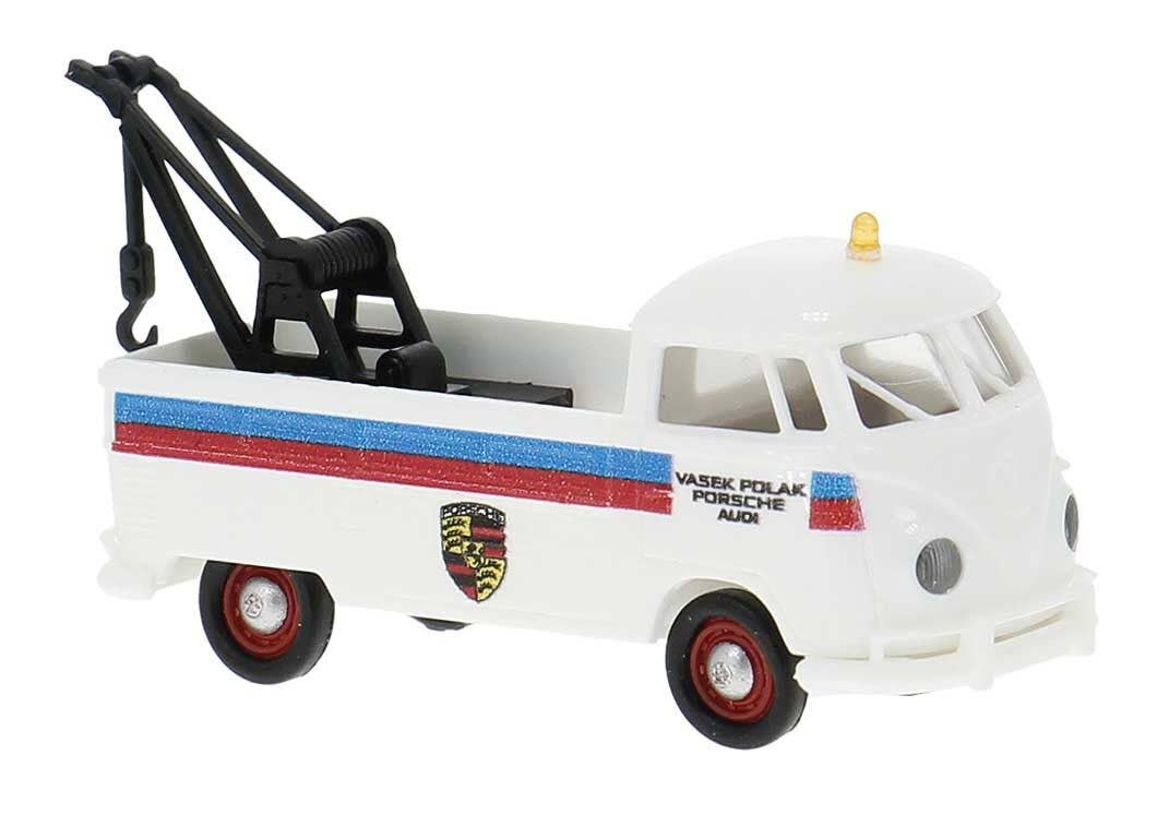 Brekina Automodelle 32987 HO 1960-1963 VW Pritsche T1b Standard-Cab Tow Truck