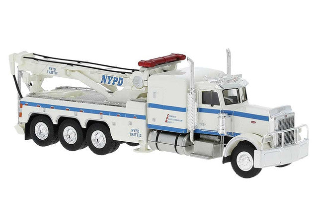 Brekina Automodelle 86276 1:87 1973 Peterbilt 359 Heavy-Duty Tow Truck NYPD