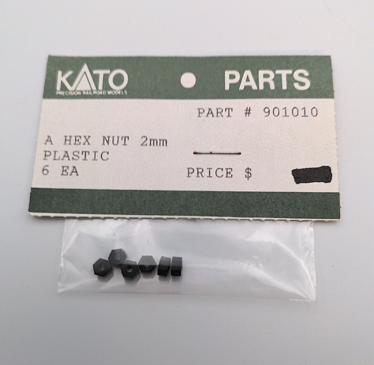 Kato 901010 Hex Nut, 2mm (Pack of 6)