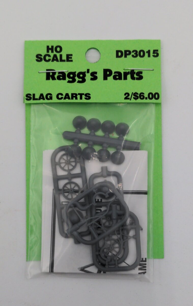 Raggs to Riches DP3015 HO Slag Carts (2/pkg)