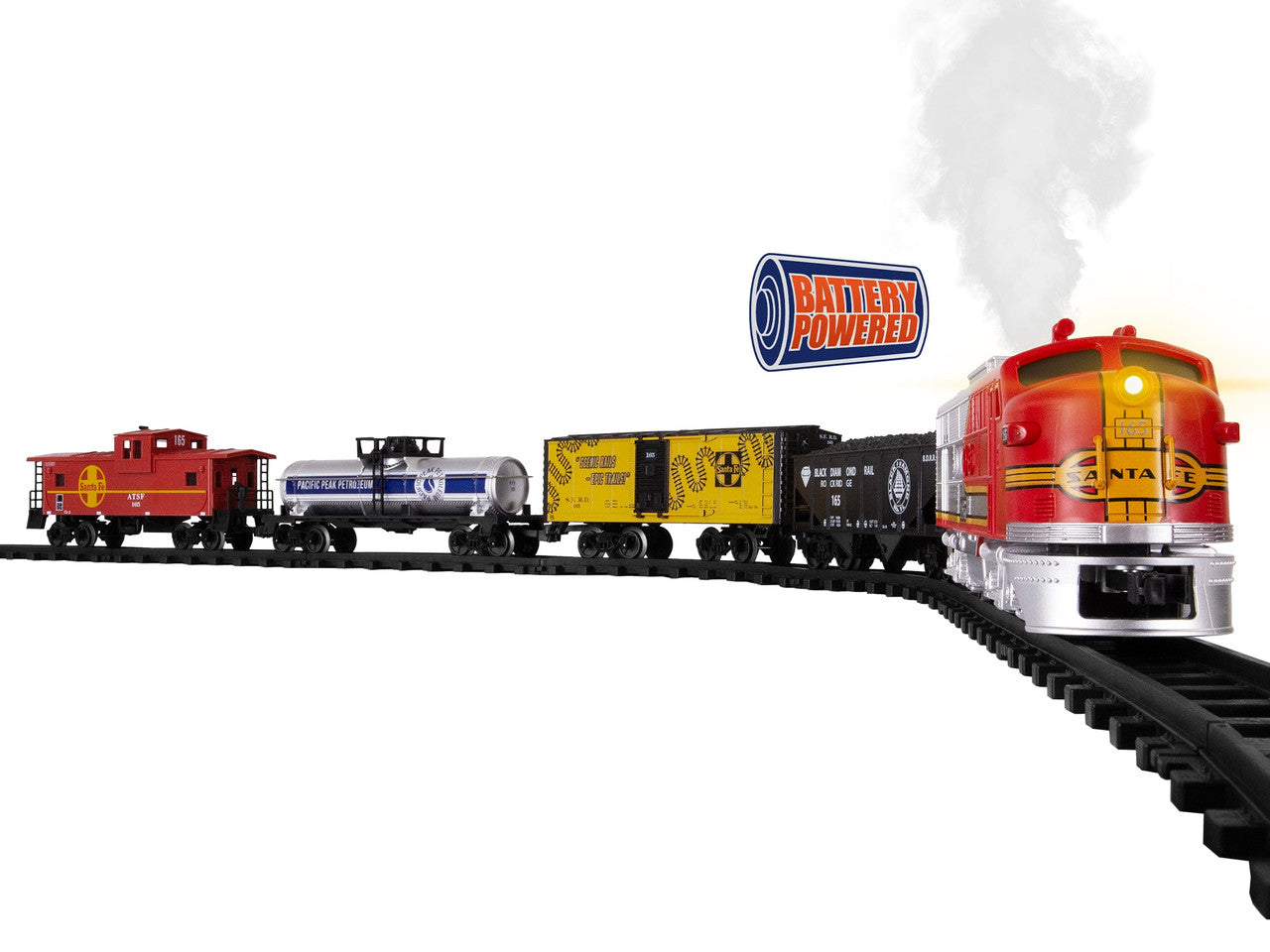 Lionel 7-12130 Santa Fe O Gauge Flyer Diesel Freight Battery Operated